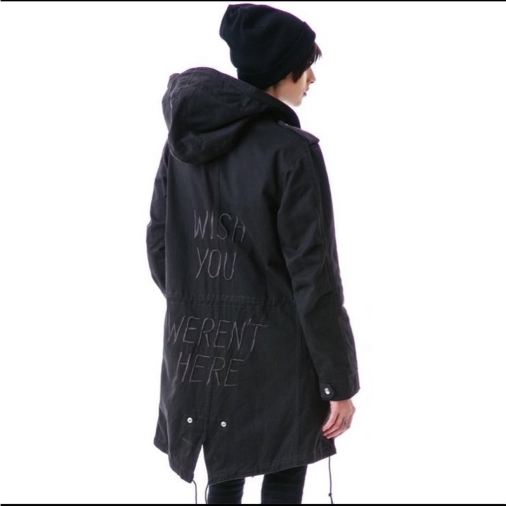 UNIF Rare Wish You Weren’t Here Trench Style Jacket Size L